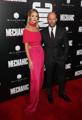 August 22, 2016 - Hollywood, CA, United States - 22 August 2016 - Hollywood, California - Rosie Huntington-Whiteley, Jason Statham. Premiere Of Summit Entertainment s Mechanic: Resurrection Held at ArcLight Hollywood. Photo Credit: AdMedia. Hollywood United States - ZUMAa123