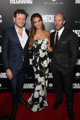August 22, 2016 - Hollywood, CA, United States - 22 August 2016 - Hollywood, California - Jessica Alba, Dennis Gansel, Jason Statham. Premiere Of Summit Entertainment s Mechanic: Resurrection Held at ArcLight Hollywood. Photo Credit: AdMedia. Hollywood United States - ZUMAa123