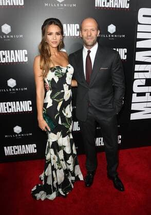 August 22, 2016 - Hollywood, CA, United States - 22 August 2016 - Hollywood, California - Jessica Alba, Jason Statham. Premiere Of Summit Entertainment s Mechanic: Resurrection Held at ArcLight Hollywood. Photo Credit: AdMedia. Hollywood United States - ZUMAa123