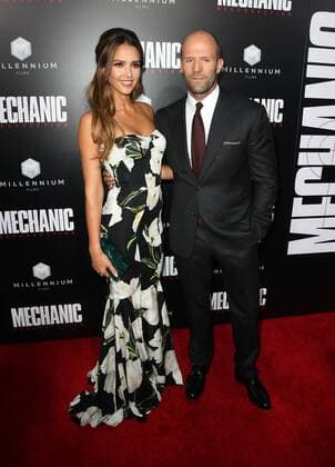 August 22, 2016 - Hollywood, CA, United States - 22 August 2016 - Hollywood, California - Jessica Alba, Jason Statham. Premiere Of Summit Entertainment s Mechanic: Resurrection Held at ArcLight Hollywood. Photo Credit: AdMedia. Hollywood United States - ZUMAa123