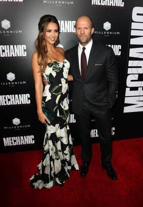 August 22, 2016 - Hollywood, CA, United States - 22 August 2016 - Hollywood, California - Jessica Alba, Jason Statham. Premiere Of Summit Entertainment s Mechanic: Resurrection Held at ArcLight Hollywood. Photo Credit: AdMedia. Hollywood United States - ZUMAa123