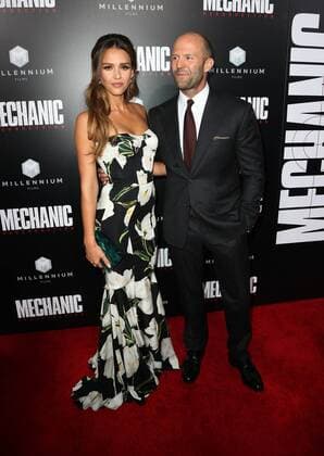 August 22, 2016 - Hollywood, CA, United States - 22 August 2016 - Hollywood, California - Jessica Alba, Jason Statham. Premiere Of Summit Entertainment s Mechanic: Resurrection Held at ArcLight Hollywood. Photo Credit: AdMedia. Hollywood United States - ZUMAa123