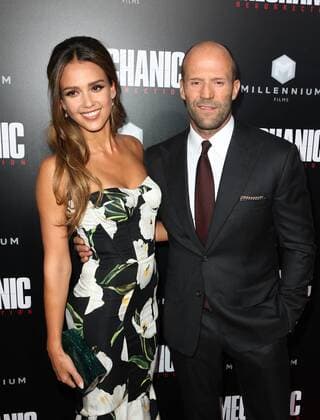 August 22, 2016 - Hollywood, CA, United States - 22 August 2016 - Hollywood, California - Jessica Alba, Jason Statham. Premiere Of Summit Entertainment s Mechanic: Resurrection Held at ArcLight Hollywood. Photo Credit: AdMedia. Hollywood United States - ZUMAa123