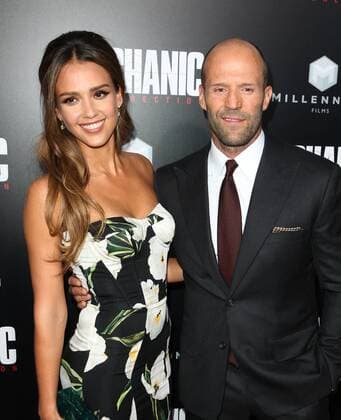 August 22, 2016 - Hollywood, CA, United States - 22 August 2016 - Hollywood, California - Jessica Alba, Jason Statham. Premiere Of Summit Entertainment s Mechanic: Resurrection Held at ArcLight Hollywood. Photo Credit: AdMedia. Hollywood United States - ZUMAa123