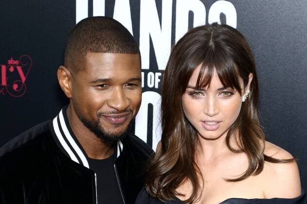 Usher und Ana de Armas bei der Hands of Stone Film Premiere am 22.08.2016 in New York Hands of Stone Filmpremiere in New York City, 2016 