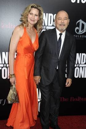 Ruben Blades mit begleitung bei der Premiere des Kinofuls Hands of Stone im SVA Theatre. New York, 22.08.2016 Foto:xD.xVanxTinex xFuturexImage