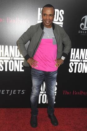 Sugar Ray Leonard bei der Premiere des Kinofuls Hands of Stone im SVA Theatre. New York, 22.08.2016 Foto:xD.xVanxTinex xFuturexImage