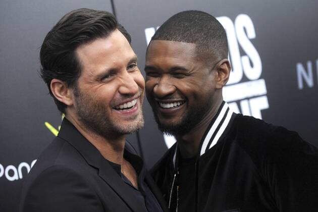 Edgar Ramirez und Usher bei der Premiere des Kinofuls Hands of Stone im SVA Theatre. New York, 22.08.2016 Foto:xD.xVanxTinex xFuturexImage