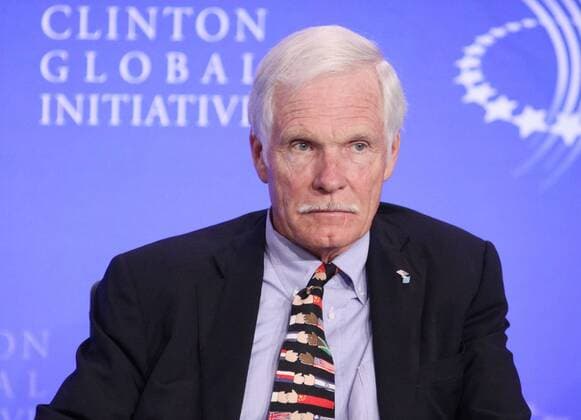 Sep 23, 2009 - New York, New York, USA -TED TURNER attends the 5th Annual Meeting of the Clinton Global Initiative held at the New York Sheraton Hotel - ZUMAk03_