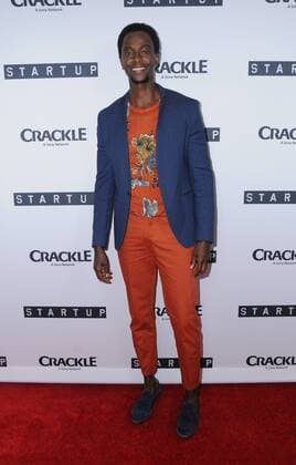 August 23, 2016 - West Hollywood, CA, United States - 23 August 2016 - West Hollywood, California. Edi Gathegi. Los Angeles Premiere of Crackle s StartUp held at The London West Hollywood. Photo Credit: AdMedia West Hollywood United States - ZUMAa123