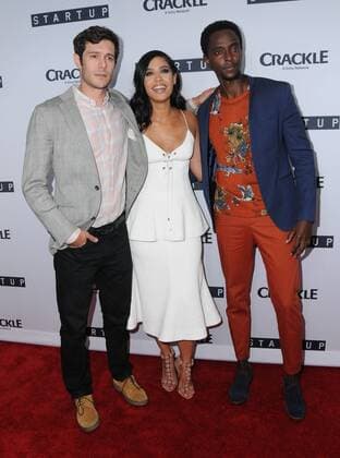 August 23, 2016 - West Hollywood, CA, United States - 23 August 2016 - West Hollywood, California. Adam Brody, Otmara Marrero, Edi Gathegi. Los Angeles Premiere of Crackle s StartUp held at The London West Hollywood. Photo Credit: AdMedia West Hollywood United States - ZUMAa123