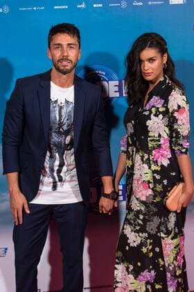 Ruben Sanz and girlfriend during the premiere of Cuerpo de Elite at Capitol cinema. Madrid. August 25, 2016.  (20160825114)