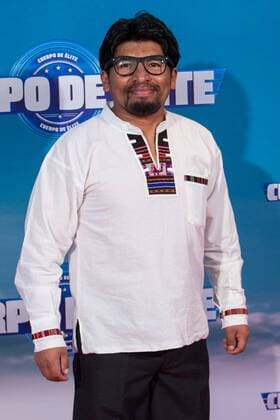 Bolivian actor Carlos Aduviri during the premiere of Cuerpo de Elite at Capitol cinema. Madrid. August 25, 2016.  (20160825016)