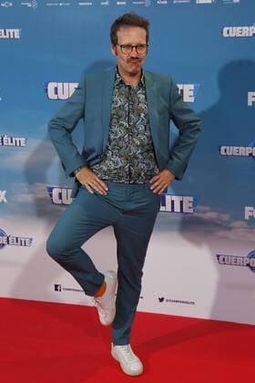 Joaquin Reyes, uno de los protagonistas de la pelicula. Premier de la pelicula Cuerpo de Elite, en Madrid 25 de Agosto de 2016. Photo: J. Luis Cuesta 261 Cordon Press. Cordon Press  J.xLuisxCuesta