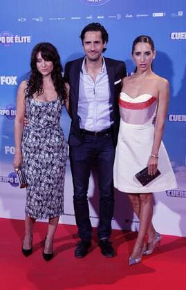 Premier de la pelicula Cuerpo de Elite, en Madrid 25 de Agosto de 2016. Photo: J. Luis Cuesta 261 Cordon Press. Maria Botto, Juan Diego Botto y Luz Levi. Cordon Press  J.xLuisxCuesta