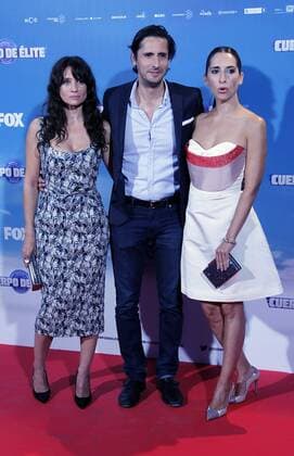 Premier de la pelicula Cuerpo de Elite, en Madrid 25 de Agosto de 2016. Photo: J. Luis Cuesta 261 Cordon Press. Maria Botto, Juan Diego Botto y Luz Levi. Cordon Press  J.xLuisxCuesta