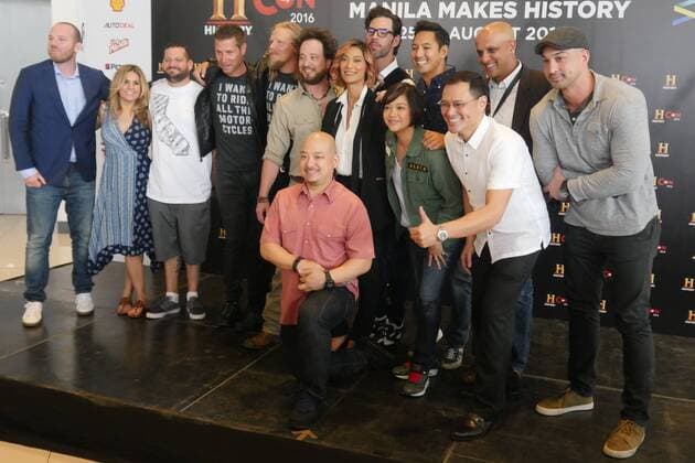Philippines: HistoryCon 2016 History Channel celebrities and organizers are presented on the opening of the first ever HistoryCon. The first-ever entertainment convention of its kind is here, in celebration of all things entertainment at History Con 2016  GeorgexBuid