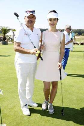 Wolfgang Stumph mit Tochter Stephanie Stumph beim 9. GRK Golf Charity Masters im Golf & Country Club Leipzig. Leipzig, 27.08.2016 Foto:xS.xGabschx xFuturexImage