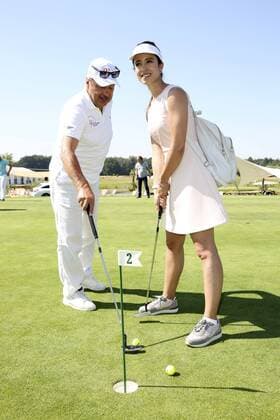 Wolfgang Stumph mit Tochter Stephanie Stumph beim 9. GRK Golf Charity Masters im Golf & Country Club Leipzig. Leipzig, 27.08.2016 Foto:xS.xGabschx xFuturexImage