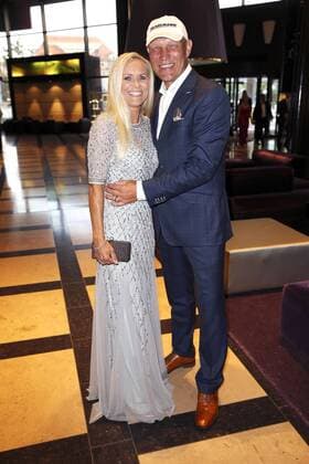 Axel Schulz mit Ehefrau Patricia bei der Golf Charity Masters Party im Hotel The Westin. Leipzig, 27.08.2016 Foto:xS.xGabschx xFuturexImage