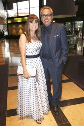 Wolfgang Stumph mit Ehefrau Christine bei der Golf Charity Masters Party im Hotel The Westin. Leipzig, 27.08.2016 Foto:xS.xGabschx xFuturexImage