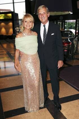 Uschi Glas mit Ehemann Dieter Hermann bei der Golf Charity Masters Party im Hotel The Westin. Leipzig, 27.08.2016 Foto:xS.xGabschx xFuturexImage