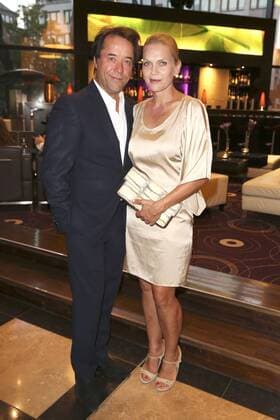 Jan Josef Liefers und Anna Loos bei der Golf Charity Masters Party im Hotel The Westin. Leipzig, 27.08.2016 Foto:xS.xGabschx xFuturexImage