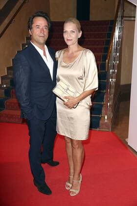 Jan Josef Liefers und Anna Loos bei der Golf Charity Masters Party im Hotel The Westin. Leipzig, 27.08.2016 Foto:xS.xGabschx xFuturexImage