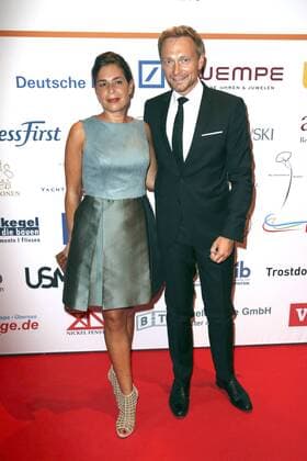 Christian Lindner mit Gattin Dagmar Rosenfeld-Lindner bei der Golf Charity Masters Party im Hotel The Westin. Leipzig, 27.08.2016 Foto:xS.xGabschx xFuturexImage