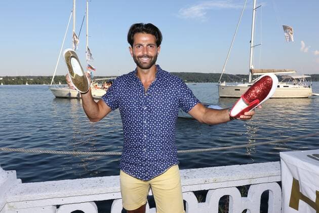 Designer Serfan - Serhat Yilmaz, Serfan Fashion Show im Hugo s Beach am Starnberger See in Starnberg am 27.08.2016