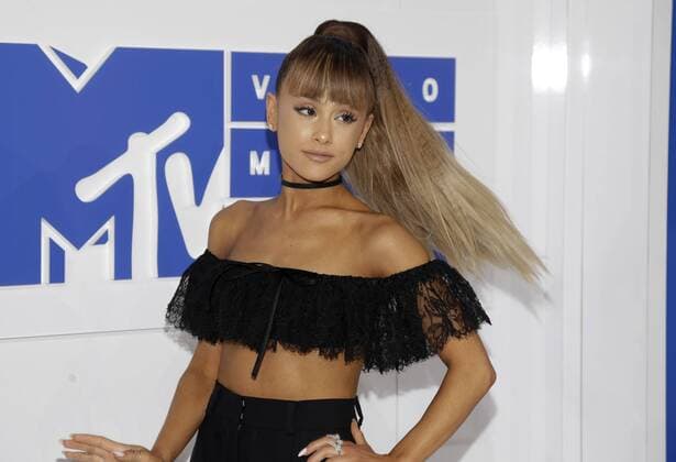 MTV Video Music Awards in New York Ariana Grande arrives on the red carpet at the 2016 MTV Video Music Awards at Madison Square Garden in New York City on August 28, 2016. Performers at the 2016 MTV VMA s include Rihanna, Britney Spears, Ariana Grande and Nicki Minaj.  NYP20160828159 JOHNxANGELILLO