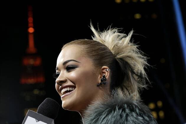MTV Video Music Awards in New York Rita Ora arrives on the red carpet at the 2016 MTV Video Music Awards at Madison Square Garden in New York City on August 28, 2016. Performers at the 2016 MTV VMA s include Rihanna, Britney Spears, Ariana Grande and Nicki Minaj.  NYP20160828503 JOHNxANGELILLO