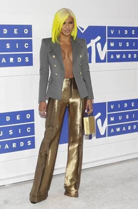 MTV Video Music Awards in New York Cassie arrives on the red carpet at the 2016 MTV Video Music Awards at Madison Square Garden in New York City on August 28, 2016. Performers at the 2016 MTV VMA s include Rihanna, Britney Spears, Ariana Grande and Nicki Minaj.  NYP20160828173 JOHNxANGELILLO