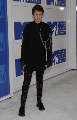 MTV Video Music Awards in New York Ansel Elgort arrives on the red carpet at the 2016 MTV Video Music Awards at Madison Square Garden in New York City on August 28, 2016. Performers at the 2016 MTV VMA s include Rihanna, Britney Spears, Ariana Grande and Nicki Minaj.  NYP20160828183 JOHNxANGELILLO