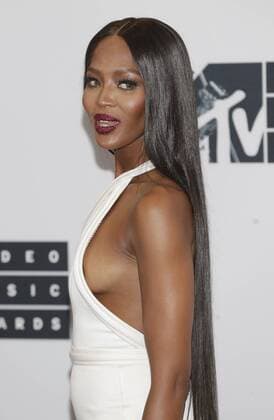 MTV Video Music Awards in New York Naomi Campbell arrives in the press room at the 2016 MTV Video Music Awards at Madison Square Garden in New York City on August 28, 2016. Performers at the 2016 MTV VMA s include Rihanna, Britney Spears, Ariana Grande and Nicki Minaj.  NYP20160828523 JOHNxANGELILLO