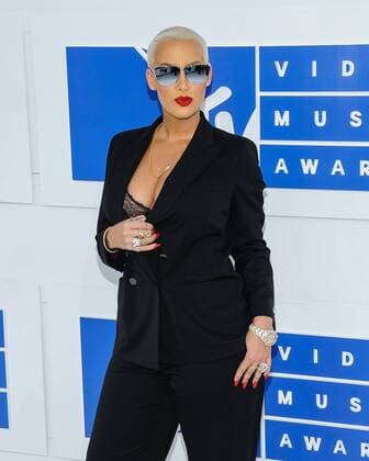 August 28, 2016 - New York, NY, United States - 28 August 2016 - New York, New York - Amber Rose. 2016 MTV Video Music Awards at Madison Square Garden. Photo Credit: Mario Santoro AdMedia New York United States - ZUMAa123
