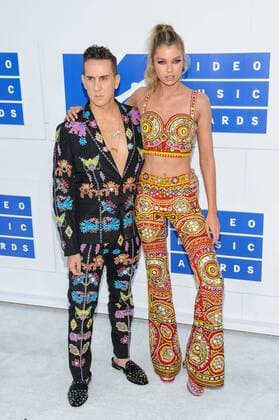 MTV Video Music Awards in New York August 28, 2016 - New York, NY, United States - 28 August 2016 - New York, New York - Jeremy Scott, Stella Maxwell. 2016 MTV Video Music Awards at Madison Square Garden. Photo Credit: Mario Santoro AdMedia New York United States - ZUMAa123
