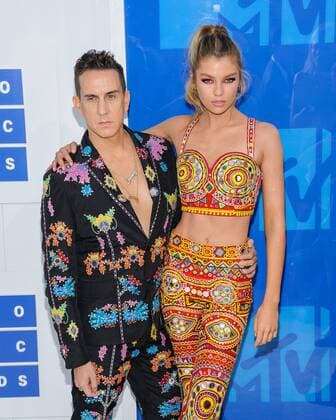 MTV Video Music Awards in New York August 28, 2016 - New York, NY, United States - 28 August 2016 - New York, New York - Jeremy Scott, Stella Maxwell. 2016 MTV Video Music Awards at Madison Square Garden. Photo Credit: Mario Santoro AdMedia New York United States - ZUMAa123