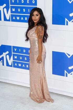 MTV Video Music Awards in New York August 28, 2016 - New York, NY, United States - 28 August 2016 - New York, New York - Nicole Snooki Polizzi. 2016 MTV Video Music Awards at Madison Square Garden. Photo Credit: Mario Santoro AdMedia New York United States - ZUMAa123
