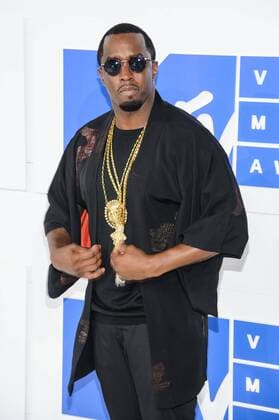 August 28, 2016 - New York, NY, United States - 28 August 2016 - New York, New York - Sean Diddy Combs. 2016 MTV Video Music Awards at Madison Square Garden. Photo Credit: Mario Santoro AdMedia New York United States - ZUMAa123