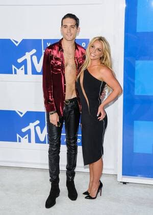 August 28, 2016 - New York, NY, United States - 28 August 2016 - New York, New York - G Eazy, Britney Spears. 2016 MTV Video Music Awards at Madison Square Garden. Photo Credit: Mario Santoro AdMedia New York United States - ZUMAa123