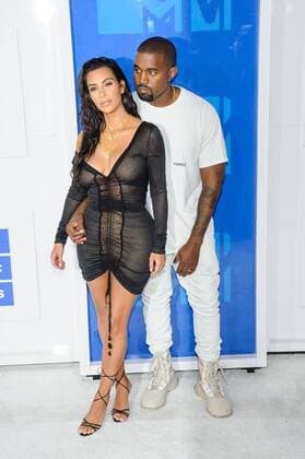 August 28, 2016 - New York, NY, United States - 28 August 2016 - New York, New York - Kim Kardashian West, Kanye West. 2016 MTV Video Music Awards at Madison Square Garden. Photo Credit: Mario Santoro AdMedia New York United States - ZUMAa123