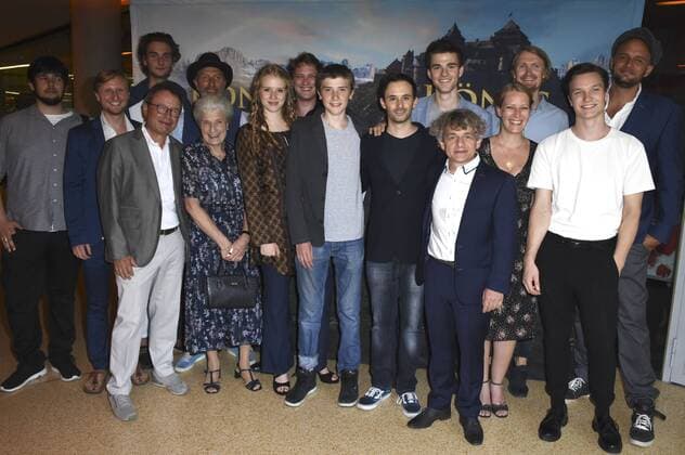 Matthias Lang mit seinem Cast bei der Premiere des Kinofilms König Laurin im Mathäser Filmpalast. München, 28.08.2016 Foto:xP.xSchönbergerx xFuturexImage