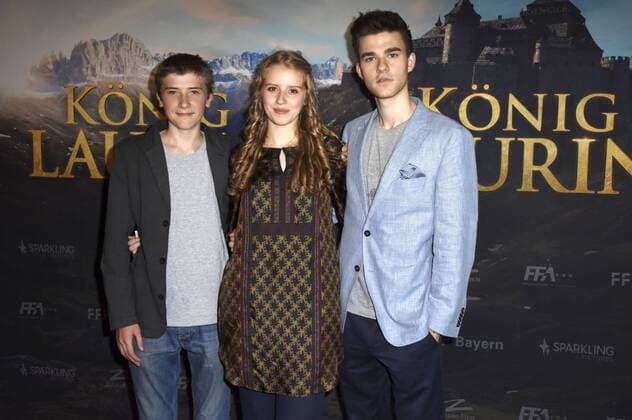 Florian Burgkart, Katharina Stark und Patrick Mölleken bei der Premiere des Kinofilms König Laurin im Mathäser Filmpalast. München, 28.08.2016 Foto:xP.xSchönbergerx xFuturexImage