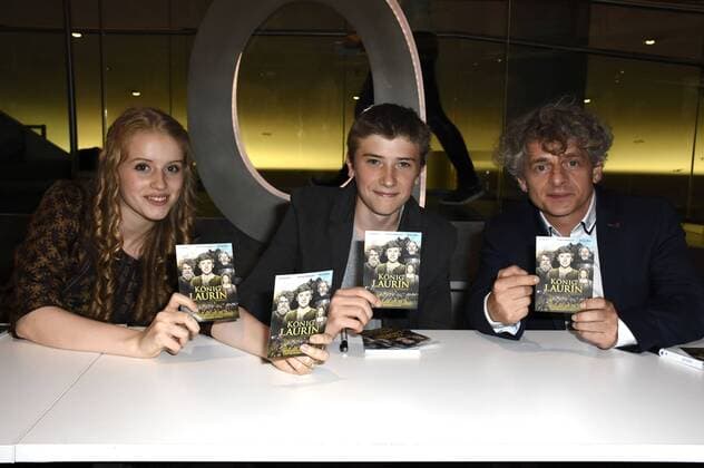 Katharina Stark, Florian Burgkart und Volker Zack Michalowski bei der Premiere des Kinofilms König Laurin im Mathäser Filmpalast. München, 28.08.2016 Foto:xP.xSchönbergerx xFuturexImage