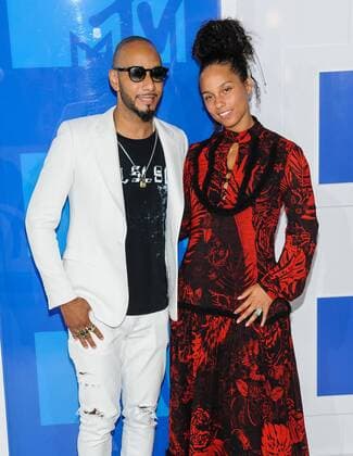 August 28, 2016 - New York, NY, United States - 28 August 2016 - New York, New York - Swizz Beatz, Alicia Keys. 2016 MTV Video Music Awards at Madison Square Garden. Photo Credit: Mario Santoro AdMedia New York United States - ZUMAa123