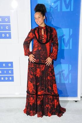 August 28, 2016 - New York, NY, United States - 28 August 2016 - New York, New York - Alicia Keys. 2016 MTV Video Music Awards at Madison Square Garden. Photo Credit: Mario Santoro AdMedia New York United States - ZUMAa123