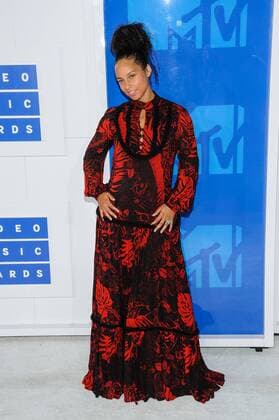 August 28, 2016 - New York, NY, United States - 28 August 2016 - New York, New York - Alicia Keys. 2016 MTV Video Music Awards at Madison Square Garden. Photo Credit: Mario Santoro AdMedia New York United States - ZUMAa123