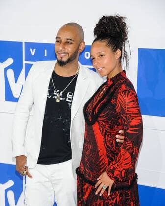 August 28, 2016 - New York, NY, United States - 28 August 2016 - New York, New York - Swizz Beatz, Alicia Keys. 2016 MTV Video Music Awards at Madison Square Garden. Photo Credit: Mario Santoro AdMedia New York United States - ZUMAa123