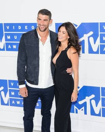 August 28, 2016 - New York, NY, United States - 28 August 2016 - New York, New York - Michael Phelps. 2016 MTV Video Music Awards at Madison Square Garden. Photo Credit: Mario Santoro AdMedia New York United States - ZUMAa123